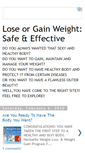 Mobile Screenshot of gainingorlosingweight.blogspot.com