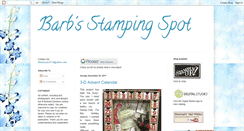 Desktop Screenshot of barbsstampingspot.blogspot.com