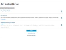 Tablet Screenshot of misteri-kerinci.blogspot.com