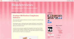 Desktop Screenshot of blondiereviews.blogspot.com
