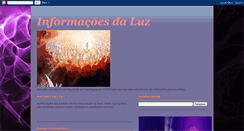 Desktop Screenshot of informacoesdaluz.blogspot.com