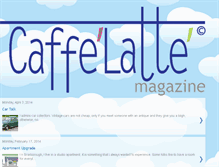 Tablet Screenshot of caffelattemagazine.blogspot.com