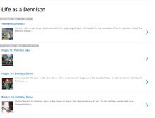 Tablet Screenshot of lifeasadennison.blogspot.com
