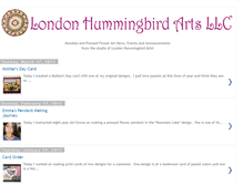 Tablet Screenshot of londonhummingbirdarts.blogspot.com