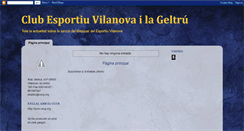 Desktop Screenshot of clubesportiuvilanova.blogspot.com