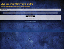 Tablet Screenshot of clubesportiuvilanova.blogspot.com