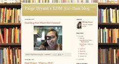 Desktop Screenshot of bryantpaigeedm310.blogspot.com