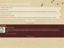 Tablet Screenshot of nandinisawant.blogspot.com