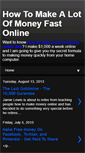 Mobile Screenshot of howtomakealotofmoneyfastonline.blogspot.com