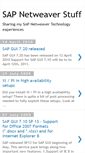 Mobile Screenshot of netweaverstuff.blogspot.com