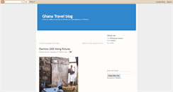 Desktop Screenshot of ghanatravel.blogspot.com