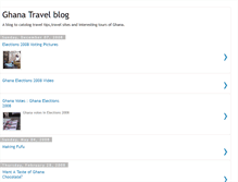 Tablet Screenshot of ghanatravel.blogspot.com
