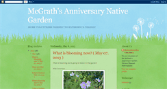 Desktop Screenshot of mcgrathanniversarynativegarden.blogspot.com