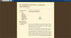 Desktop Screenshot of elenemigoocultolaplacabacteriana.blogspot.com