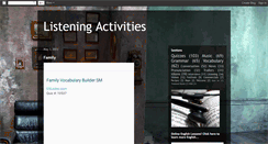 Desktop Screenshot of listen2english.blogspot.com