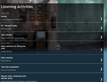 Tablet Screenshot of listen2english.blogspot.com