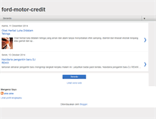 Tablet Screenshot of ford-motor-credit.blogspot.com