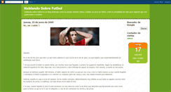 Desktop Screenshot of hablandosobrefutbol.blogspot.com
