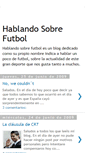 Mobile Screenshot of hablandosobrefutbol.blogspot.com