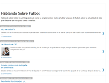 Tablet Screenshot of hablandosobrefutbol.blogspot.com