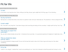 Tablet Screenshot of fit-for-life-rinie.blogspot.com