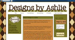 Desktop Screenshot of designsbyashlie.blogspot.com