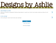 Tablet Screenshot of designsbyashlie.blogspot.com