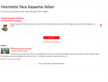 Tablet Screenshot of internetteparakazanmali.blogspot.com