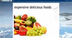 Desktop Screenshot of expensivefoods.blogspot.com