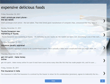 Tablet Screenshot of expensivefoods.blogspot.com