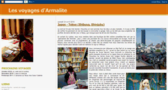 Desktop Screenshot of lesvoyagesdarmalite.blogspot.com