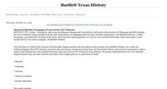 Desktop Screenshot of bartletthistory.blogspot.com