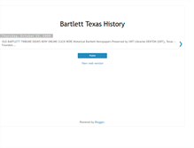 Tablet Screenshot of bartletthistory.blogspot.com
