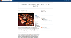 Desktop Screenshot of meinlcymbals07.blogspot.com