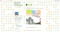 Desktop Screenshot of kyungheeuniversity.blogspot.com