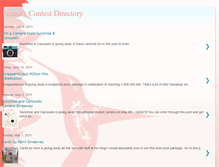 Tablet Screenshot of emmas-contest-directory.blogspot.com