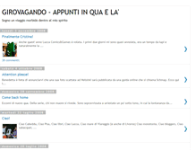 Tablet Screenshot of benevagante-girovagando.blogspot.com