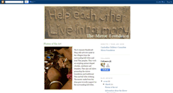 Desktop Screenshot of mirror-foundation.blogspot.com