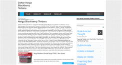 Desktop Screenshot of hargahandphoneblackberry.blogspot.com