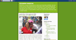 Desktop Screenshot of criandomarcascj.blogspot.com