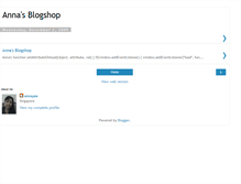 Tablet Screenshot of annablogshop.blogspot.com
