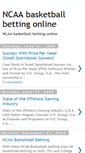 Mobile Screenshot of ncaabasketballbettingonline.blogspot.com