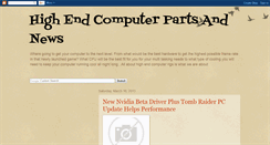Desktop Screenshot of highendcomputerbuildsparts.blogspot.com