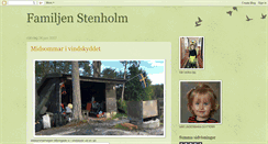 Desktop Screenshot of familjenstenholm.blogspot.com