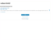 Tablet Screenshot of nobarrshold.blogspot.com