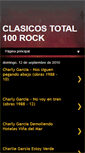 Mobile Screenshot of clasicostotal100rock.blogspot.com