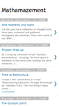 Mobile Screenshot of mathamazement.blogspot.com