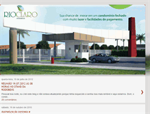 Tablet Screenshot of condominiorioclaro.blogspot.com