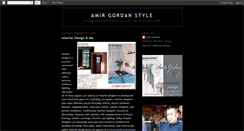 Desktop Screenshot of amirgordanstyle.blogspot.com