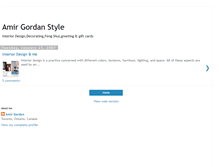 Tablet Screenshot of amirgordanstyle.blogspot.com